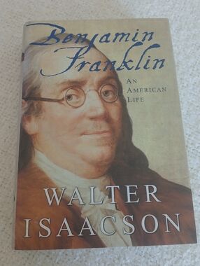 Benjamin Franklin An American Life Walter Isaacson Hard Cover Book